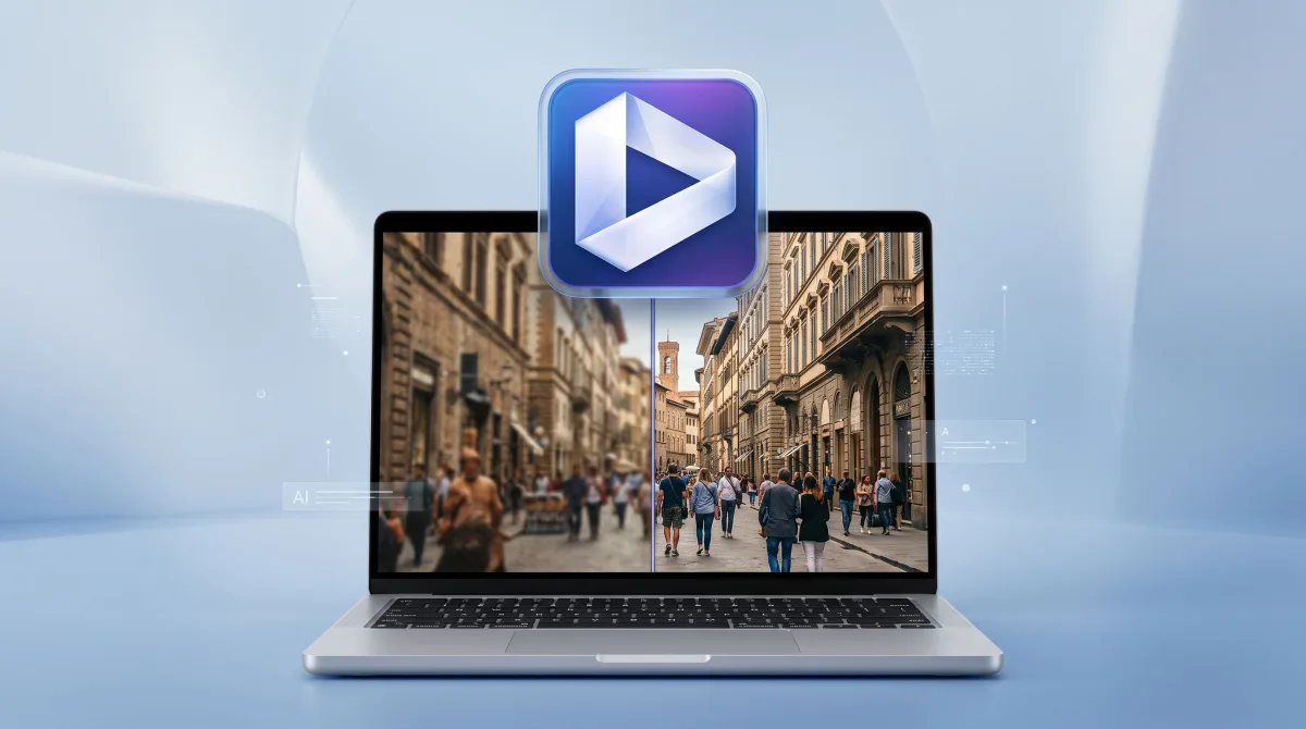 Aiarty Video Enhancer 3.7 for Mac AI 视频画质增强工具 截图 3