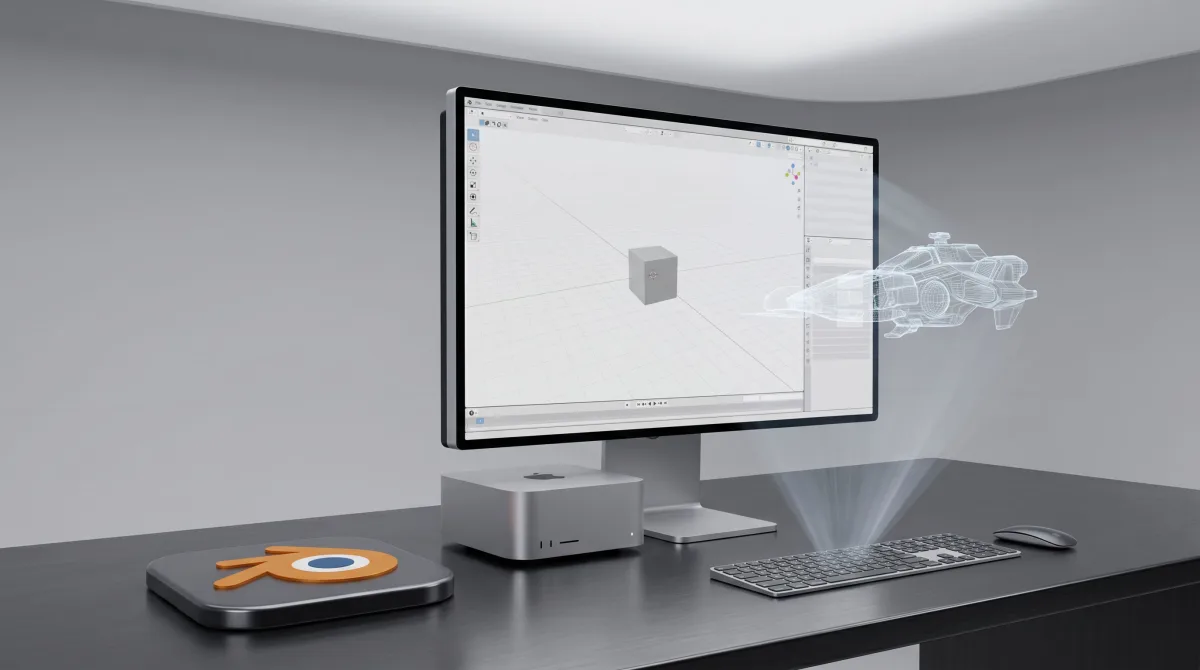 Blender 5.1.2 for Mac 开源三维创作软件 截图 3