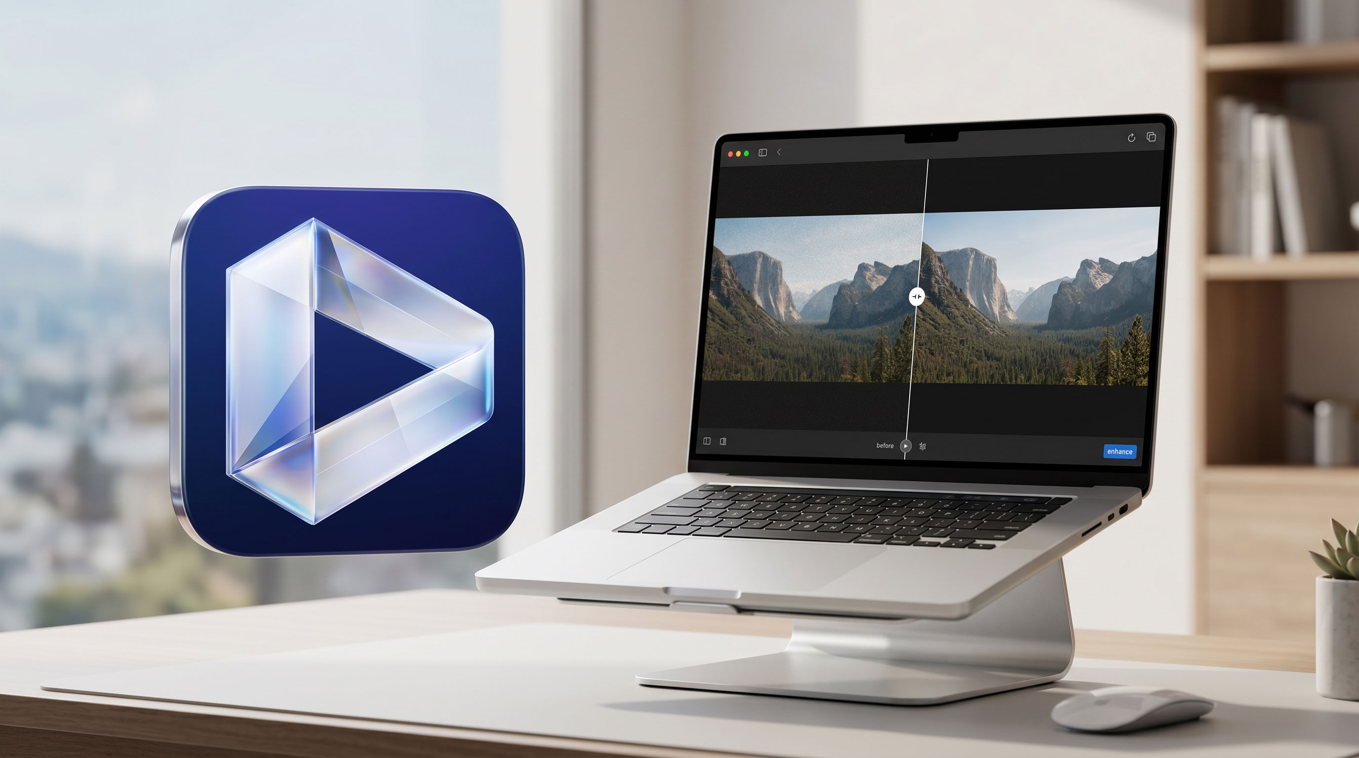 Aiarty Video Enhancer 3.7 for Mac AI 视频画质增强工具 截图 2