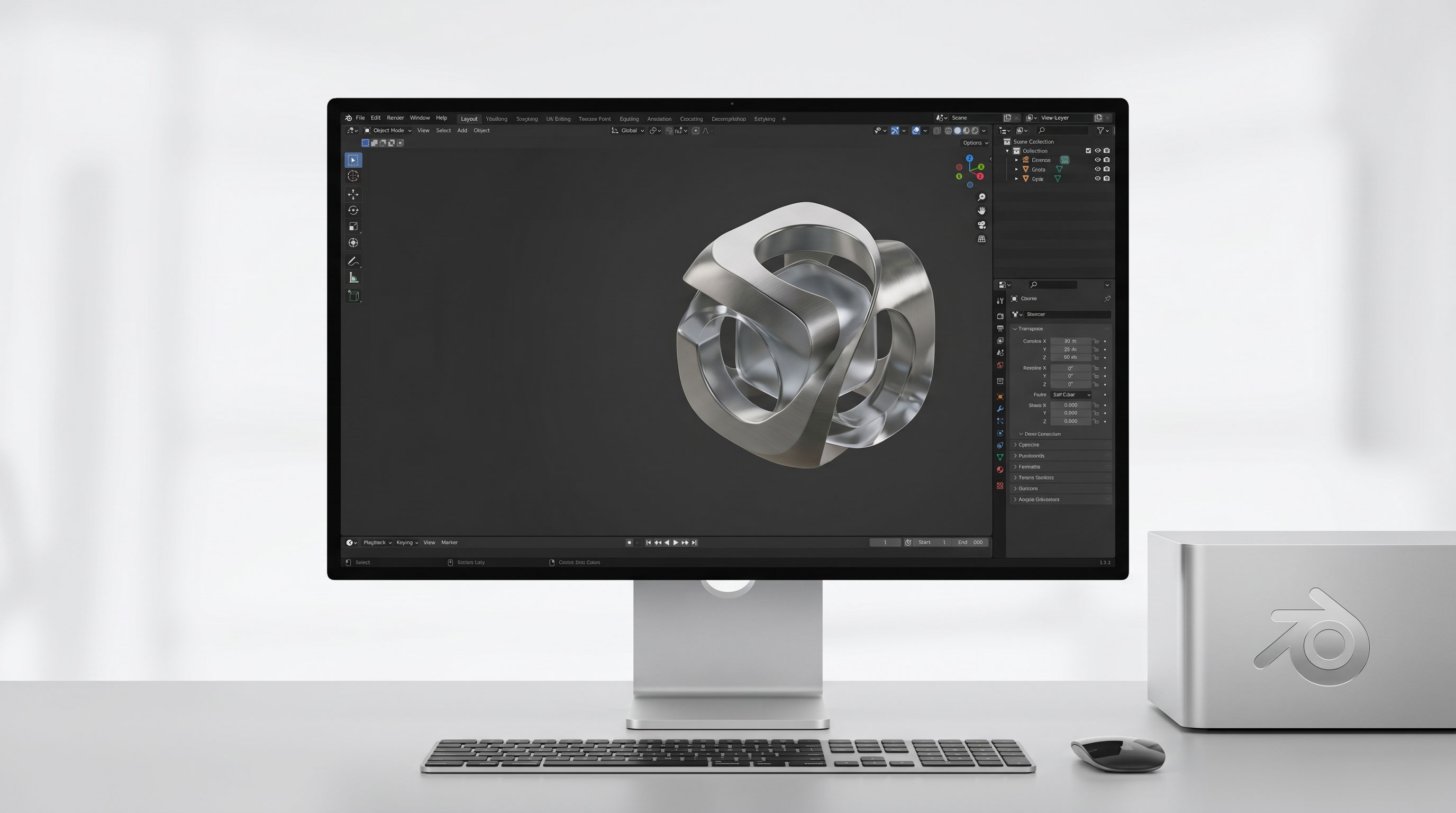 Blender 5.1.2 for Mac 开源三维创作软件