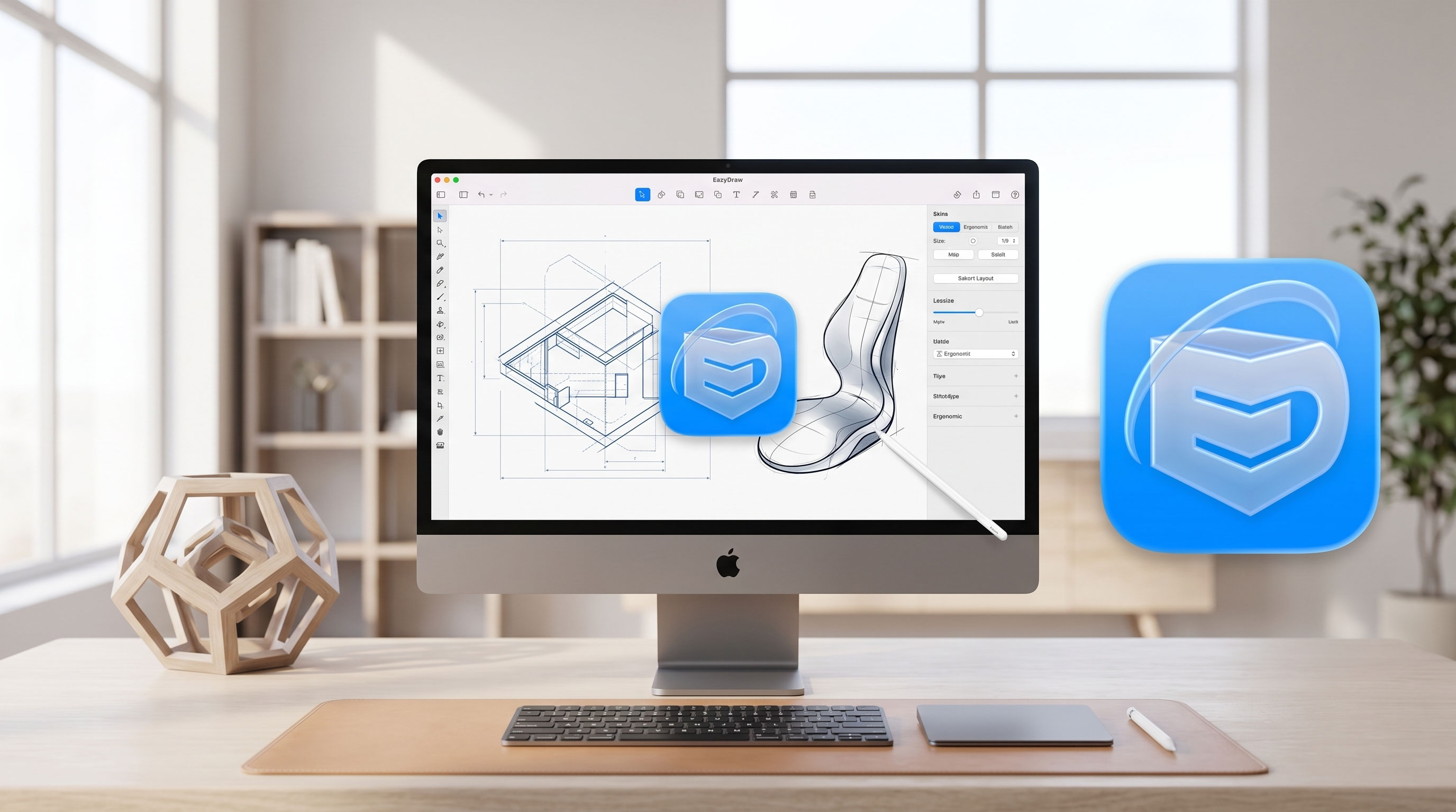 EazyDraw 12.6.0 for Mac 专业矢量绘图制图工具 截图 3