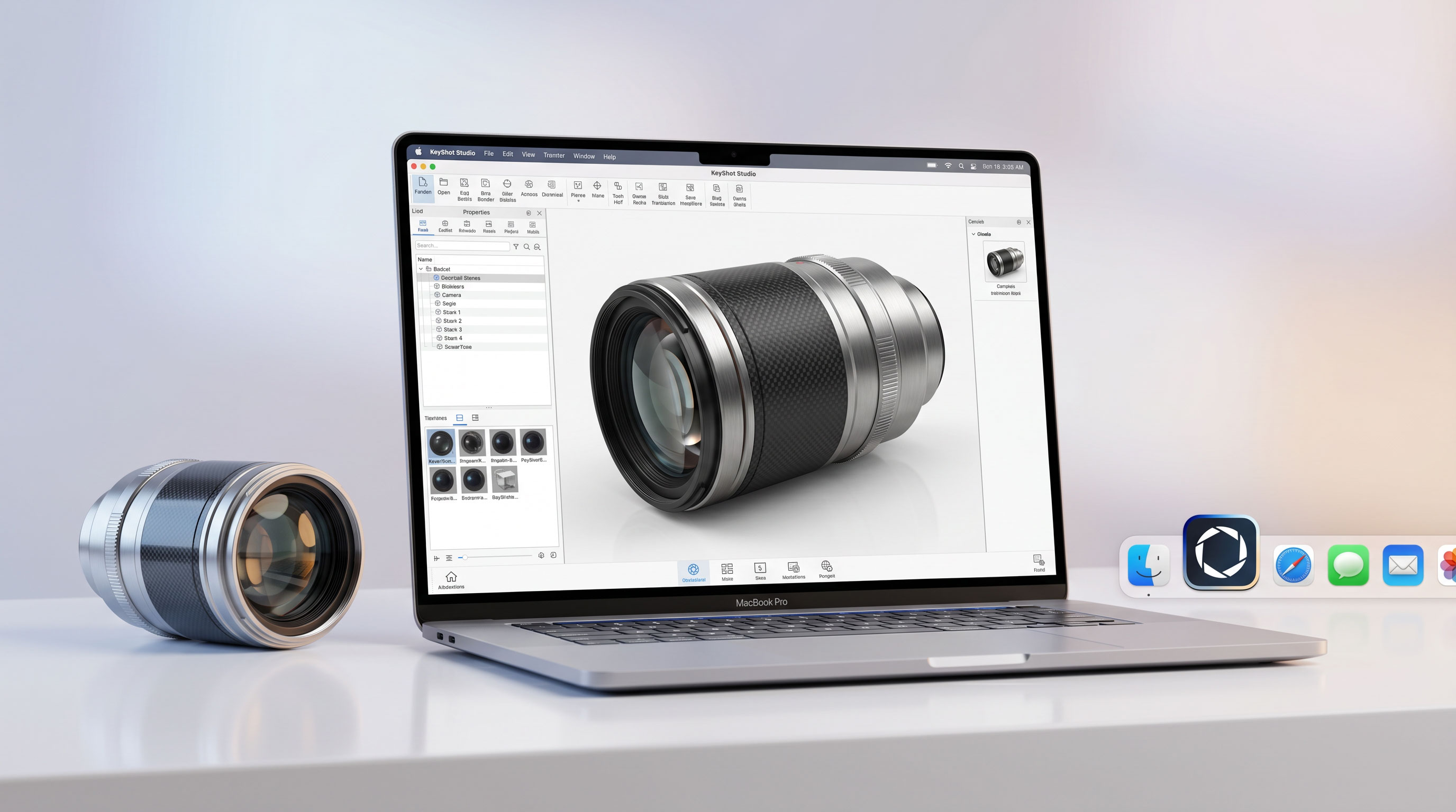 Keyshot Studio 2025.1 for Mac 3D 实时渲染软件 截图 3