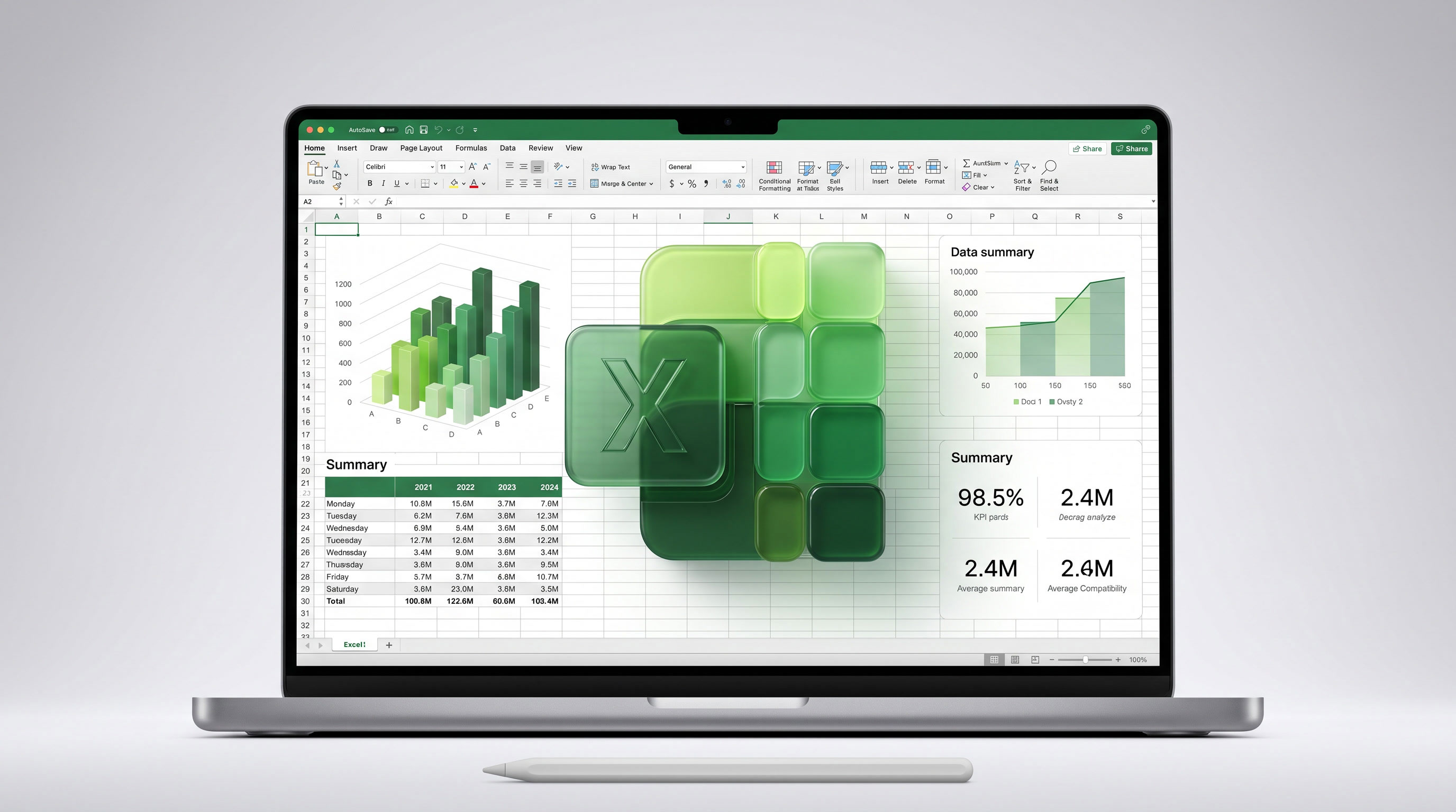 Microsoft Excel 2024 16.111 for Mac 专业电子表格软件
