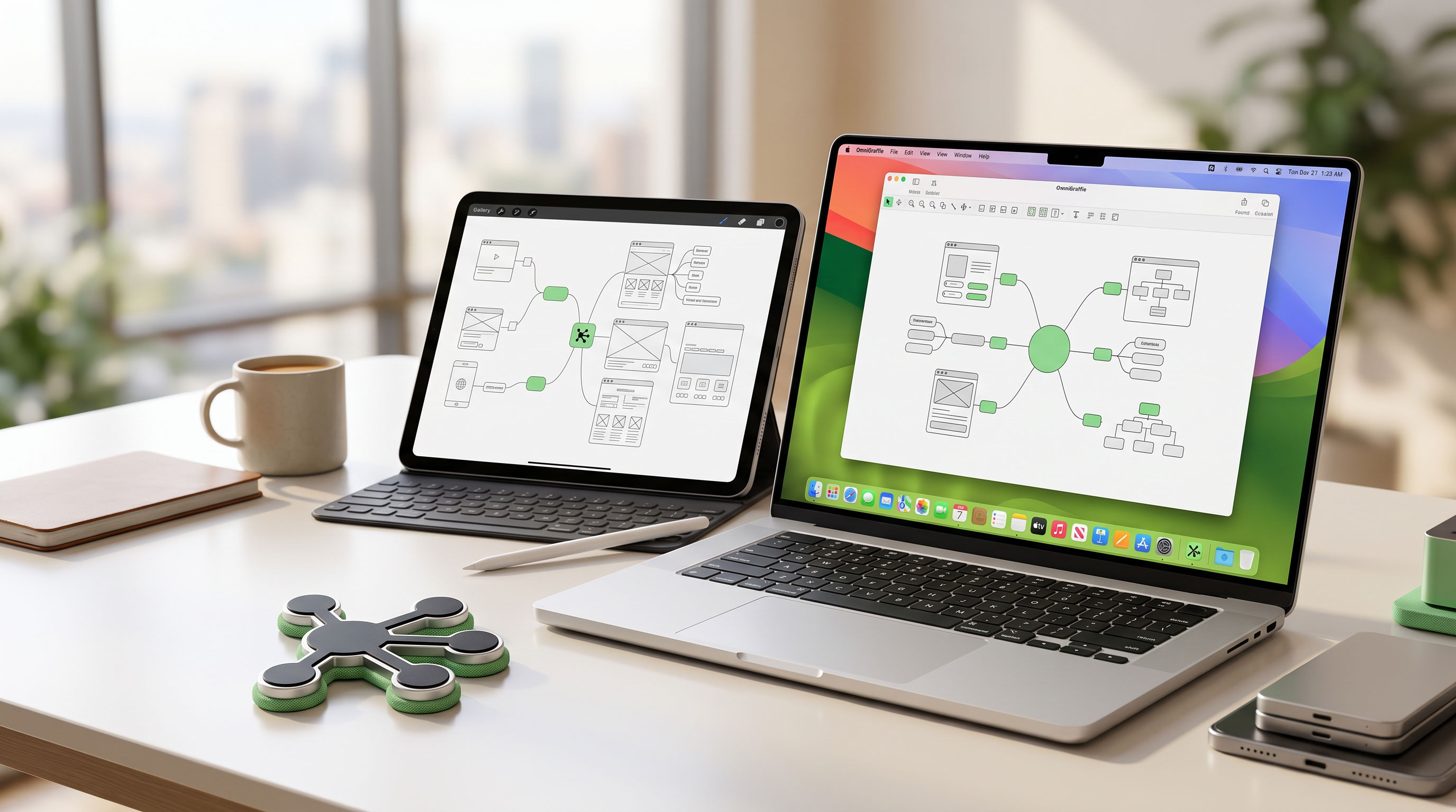 OmniGraffle Pro 7.25.3 for Mac 专业图表绘制软件 截图 1
