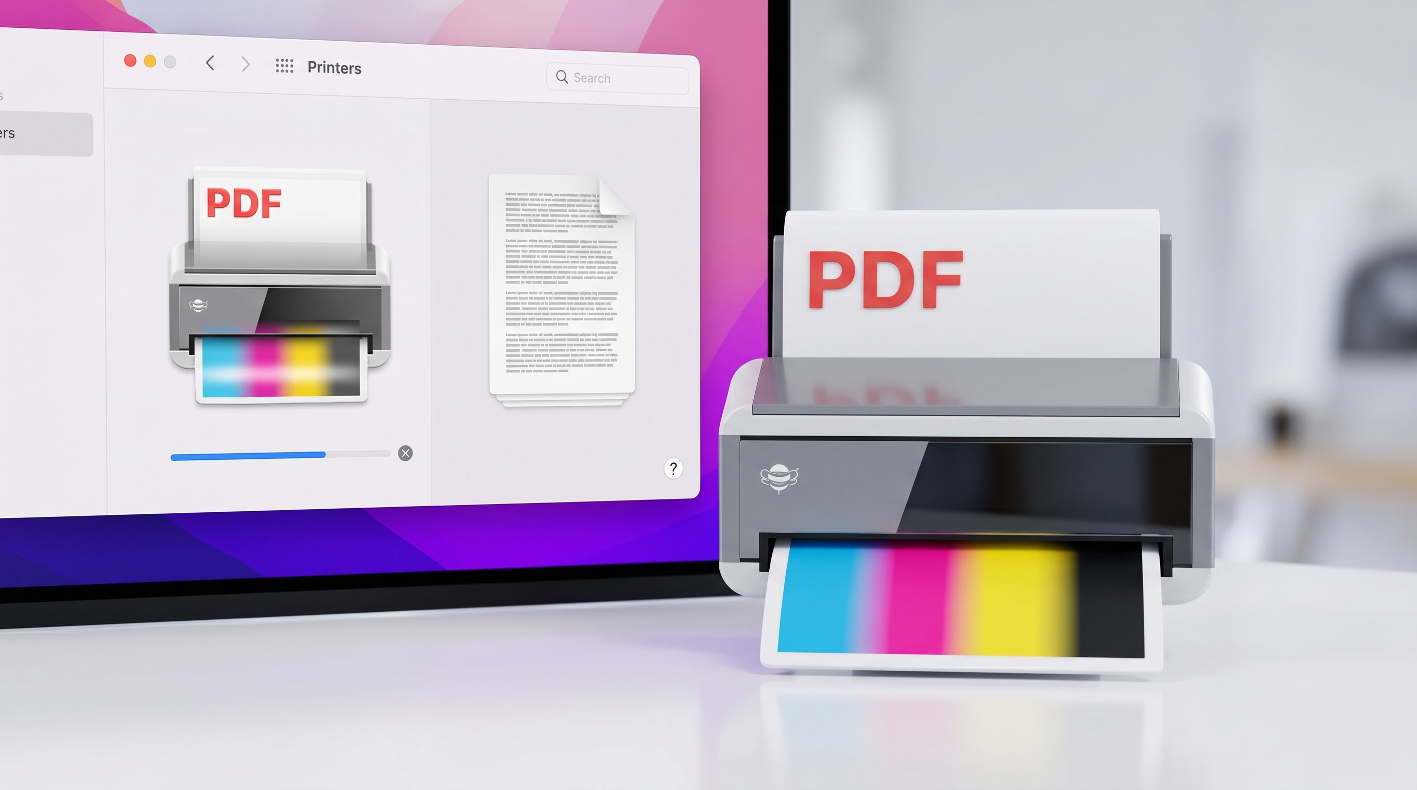 Print to PDF 6.7.5 for Mac PDF 虚拟打印工具 截图 1